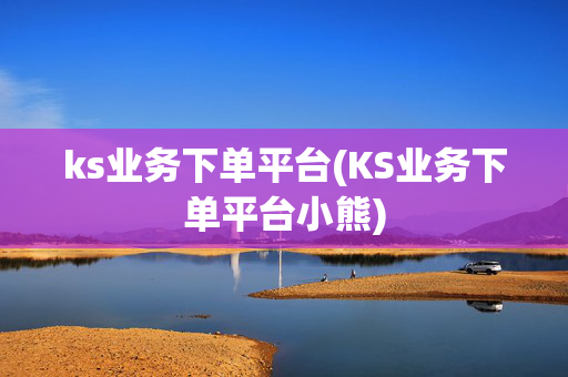 ks业务下单平台(KS业务下单平台小熊)